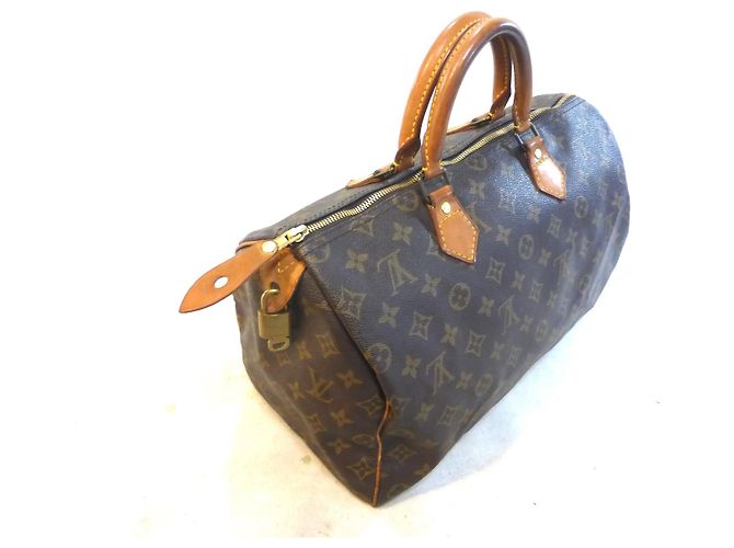 Louis Vuitton Speedy 35 Monogramm Braun - Ansicht 10