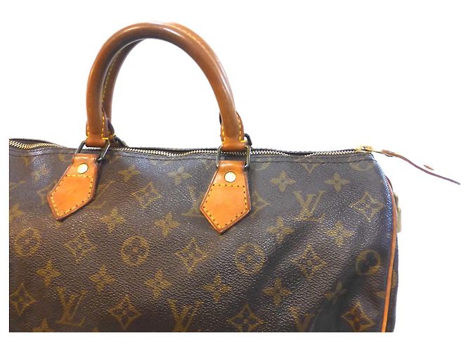 Louis Vuitton Speedy 35 Monogramm Braun - Ansicht 3