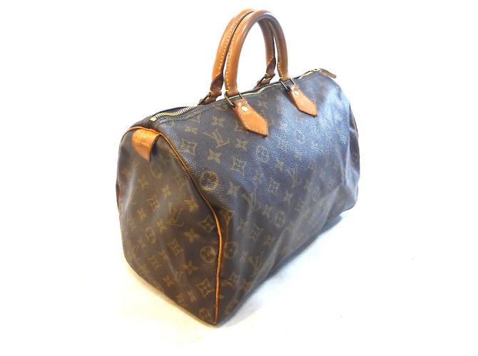 Louis Vuitton Speedy 35 Monogramm Braun - Ansicht 8