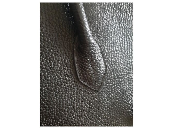Borsa Hermès Birkin 40 in pelle nera Nero - vista 10