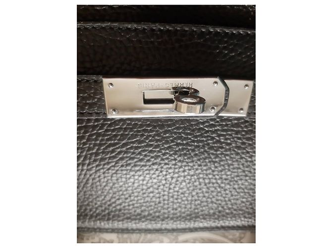 Borsa Hermès Birkin 40 in pelle nera Nero - vista 14