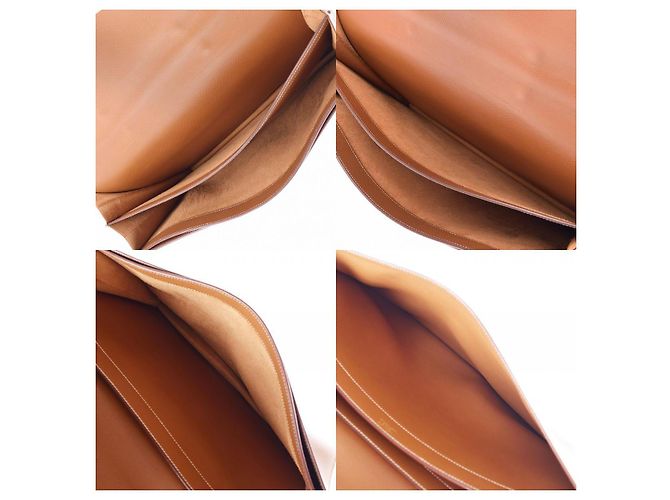 Sac à dépêches Hermès Hermes Sac a Depeches Marrom - vista 4