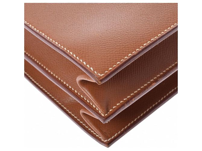 Sac à dépêches Hermès Hermes Sac a Depeches Marrom - vista 6