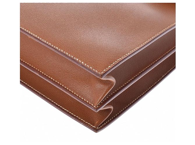 Sac à dépêches Hermès Hermes Sac a Depeches Marrom - vista 7