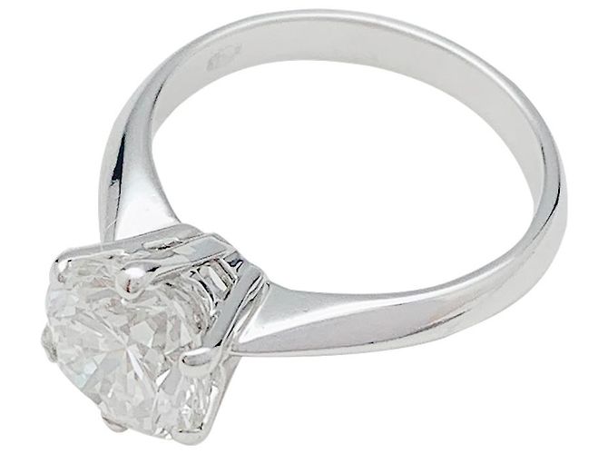 inconnue Diamant-Ring 2,52 Karat, in Weißgold. - Ansicht 6
