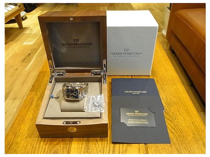 Girard-Perregaux GIRARD PERREGAUX vintage1945 quadrante nero con grande data250 Lotto limitato da uomo - vista 6