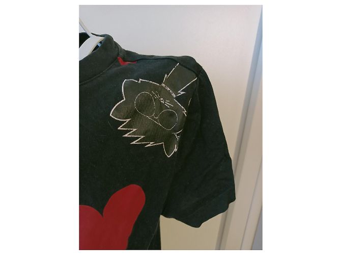 Camiseta negra Karl Lagerfeld Choupette in Love de algodón Negro - vista 3