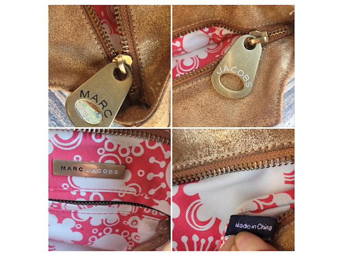 Marc Jacobs borsa tote bag hobo oro Beige D'oro - vista 11