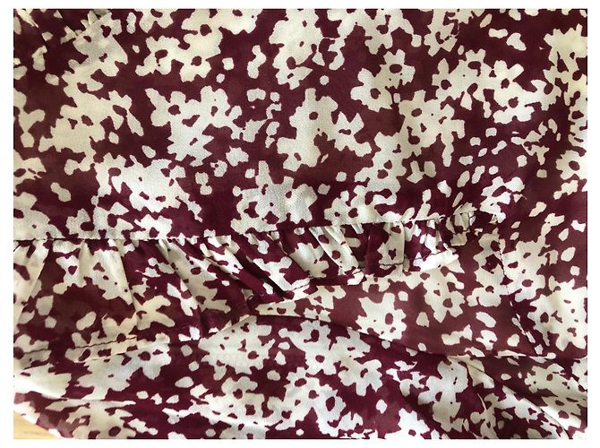Vestido longo de gala CAROLL roxo escuro viscose - vista 4