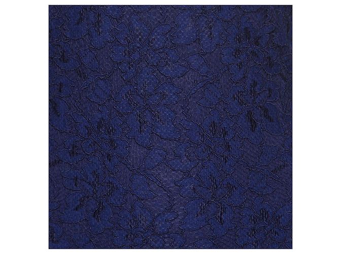 Diane Von Furstenberg Vestido azul marino de encaje Zarita de DvF - vista 4