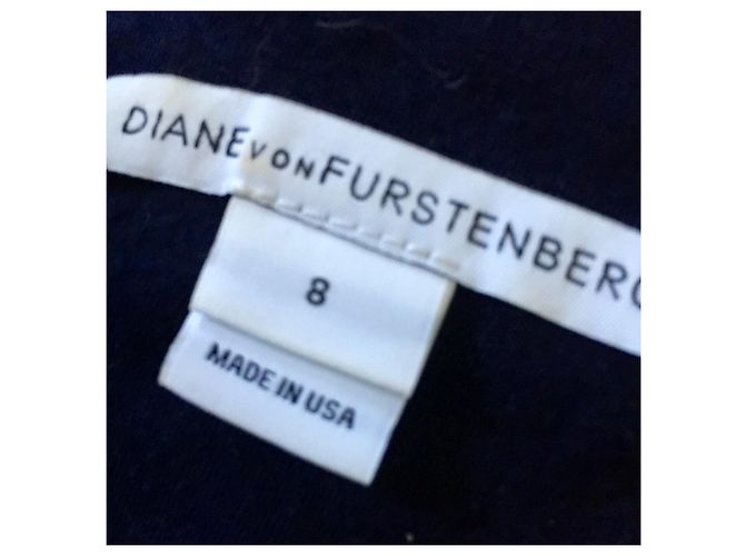 Diane Von Furstenberg Vestido azul marino de encaje Zarita de DvF - vista 7