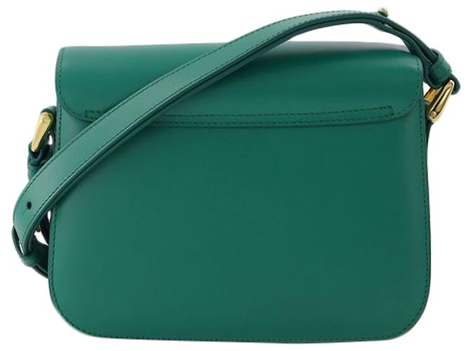 Apc Bolsa Grace Pequena em Couro Verde - vista 3