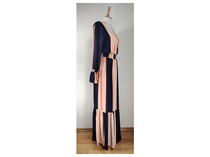 Autre Marque Vestido maxi de rayas Holzweiler Multicolor - vista 2
