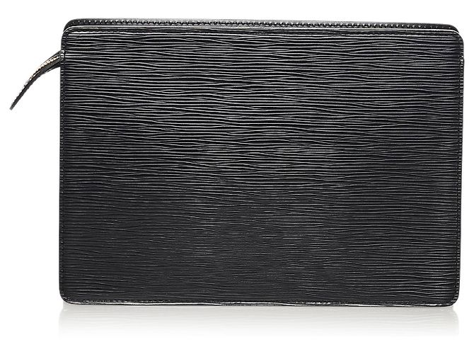 Louis Vuitton Epi Pochette Homme Nera Nero - vista 3