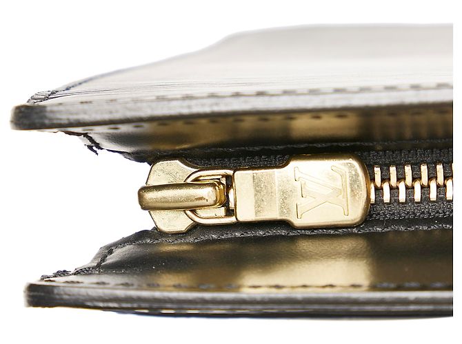 Louis Vuitton Epi Pochette Homme Nera Nero - vista 8