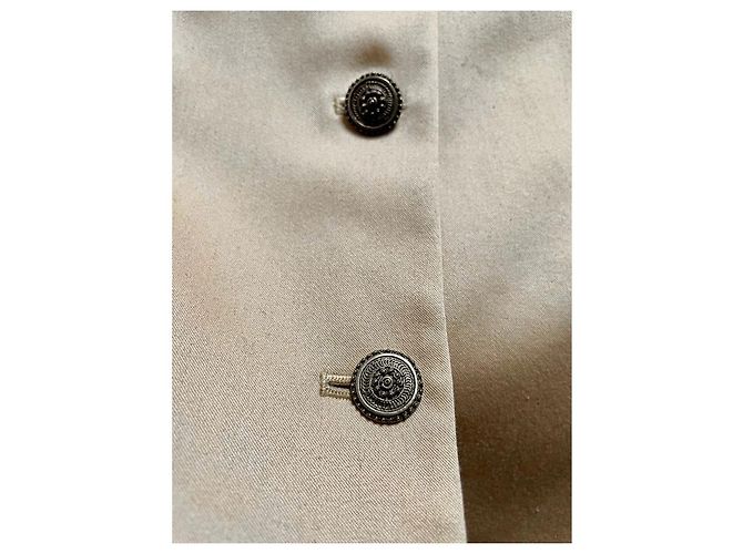 Blazer Elie Tahari de algodón beige - vista 6