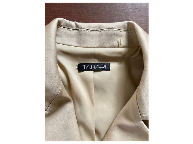 Blazer Elie Tahari de algodón beige - vista 7