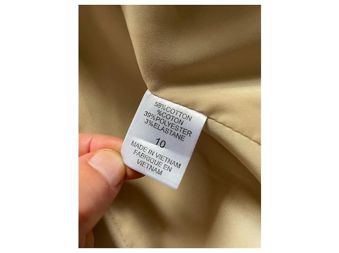 Blazer Elie Tahari de algodón beige - vista 8
