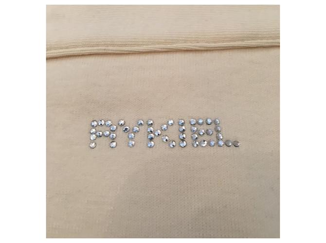 Minifalda Sonia Rykiel de algodón eggshell Blanco roto - vista 3