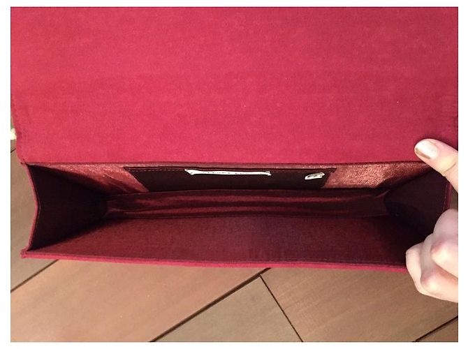 Autre Marque Pochette da sera Mary Frances ricamata rosso bordeaux Multicolore Bordò - vista 6