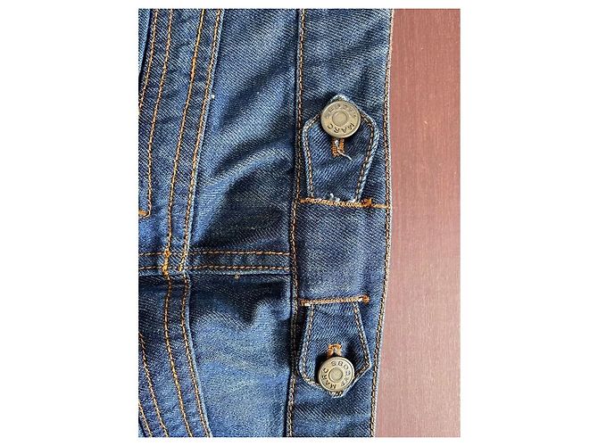 Jeans Marc Jacobs in cotone blu leggermente svasati - vista 4