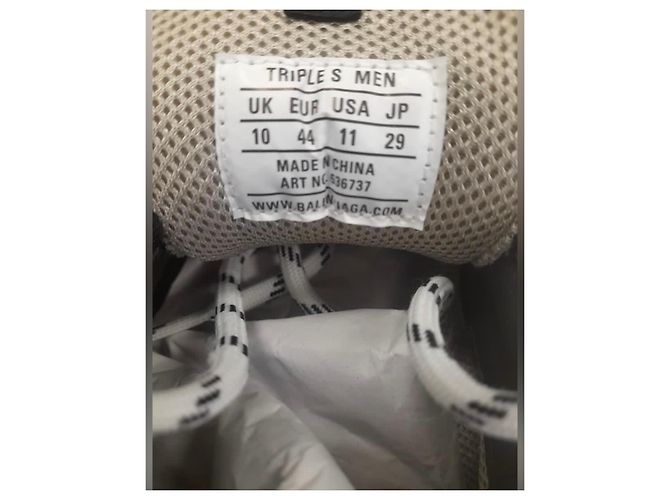 Autre Marque Sneakers Balenciaga Triple S Beige in Pelle - vista 5