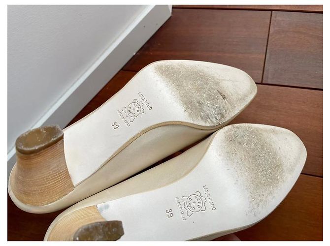 Philippe Model Pumps aus Leder Creme Aus weiß - Ansicht 6