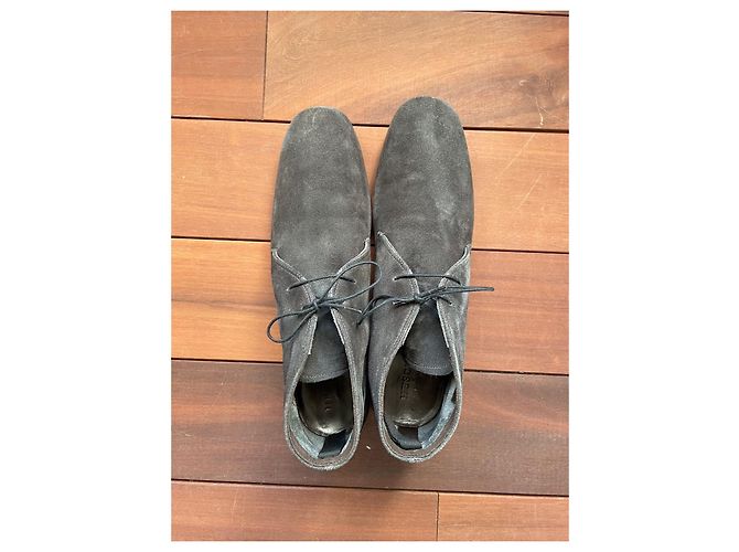 Heschung Desert Boots aus grauem Wildleder - Ansicht 7