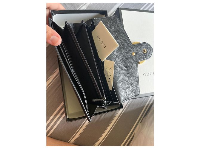 Cartera Gucci de cuero negro - vista 2