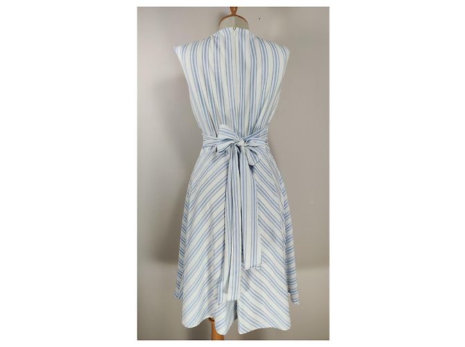 Abito a righe blu e bianco Ralph Lauren - vista 3