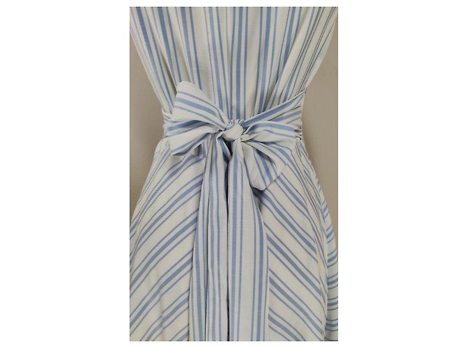 Abito a righe blu e bianco Ralph Lauren - vista 4