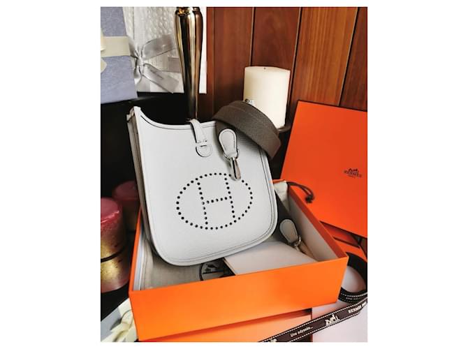 Hermès Hermes Mini Evelyne Bag Grey - view 2
