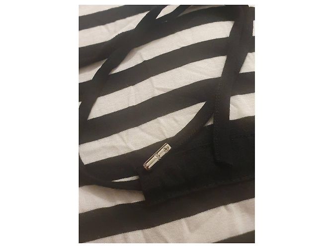 Michael Kors Maxikleid Schwarz Weiß Gestreift - Ansicht 5
