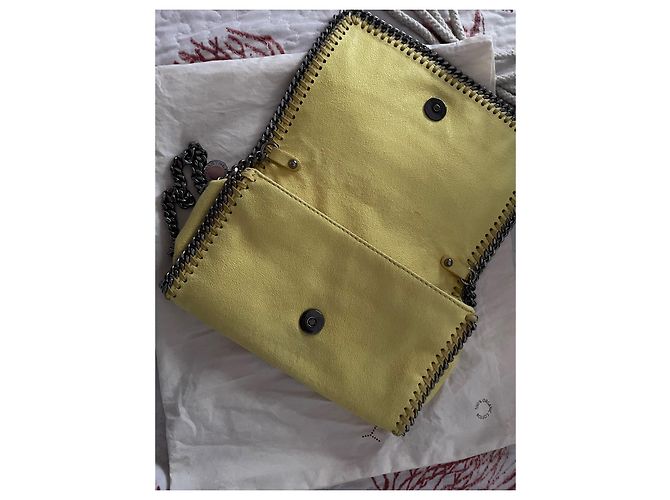 Stella Mc Cartney Borsa a tracolla Stella McCartney Falabella gialla in pelle Giallo - vista 2