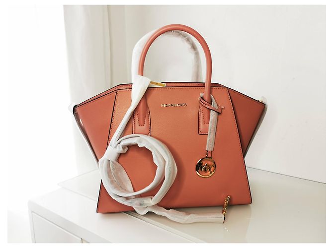 Michael Kors Große Ledertasche Rosa Pink Angeln - Ansicht 2