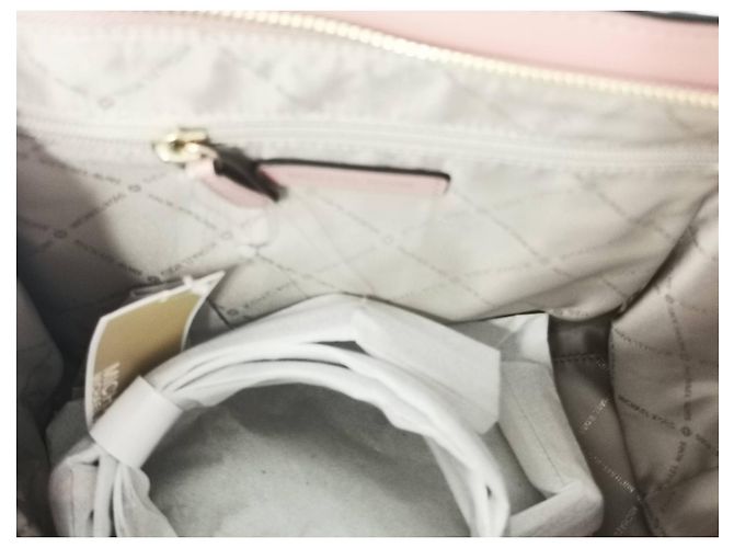 Michael Kors Große Ledertasche Rosa Pink Angeln - Ansicht 4