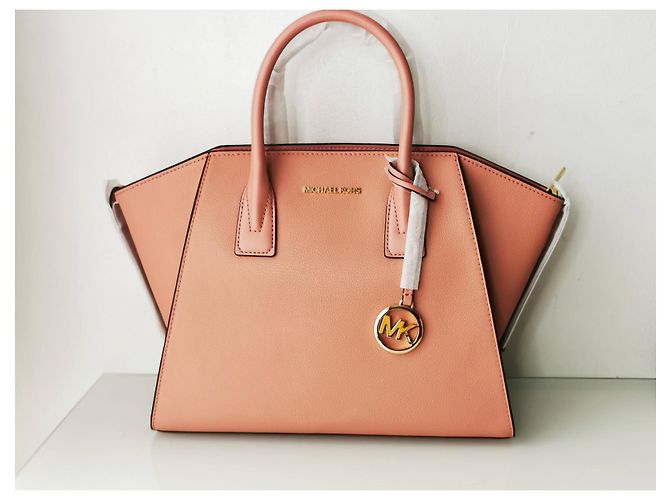Michael Kors Große Ledertasche Rosa Pink Angeln - Ansicht 7