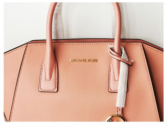Michael Kors Große Ledertasche Rosa Pink Angeln - Ansicht 8