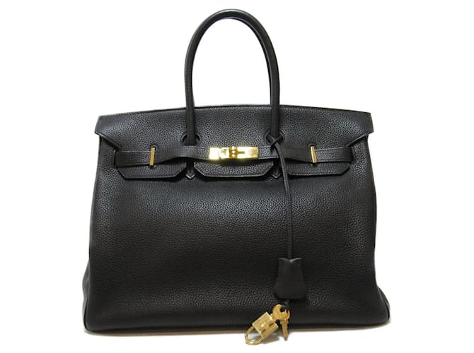 Hermès Birkin 35 Black Pony-style calfskin ref.552995 - Joli Closet