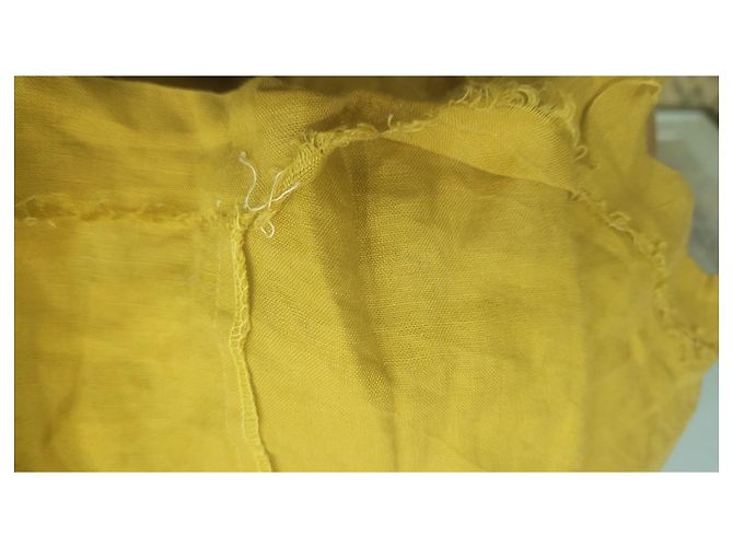 Max Mara senfgelbes Leinenkleid - Ansicht 9