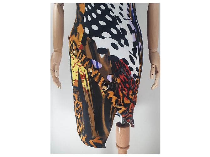 Autre Marque Orna Farho Kleid Mehrfarbig Mehrfarben - Ansicht 4