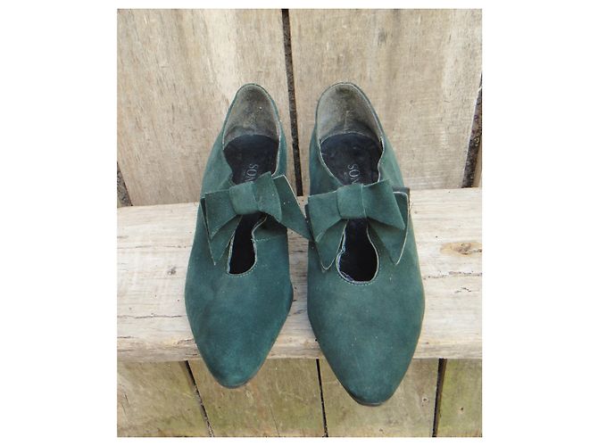 Autre Marque Pompe Sonata p vintage 37 Verde scuro - vista 3