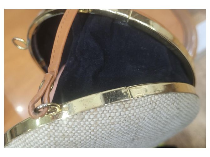 Autre Marque VENDIMIA 60bolsa de hombro redonda Beige Crema - vista 3