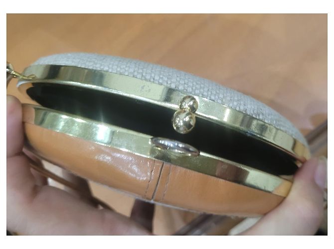 Autre Marque VENDIMIA 60bolsa de hombro redonda Beige Crema - vista 5