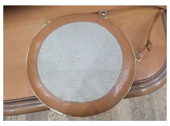Autre Marque VENDIMIA 60bolsa de hombro redonda Beige Crema - vista 7