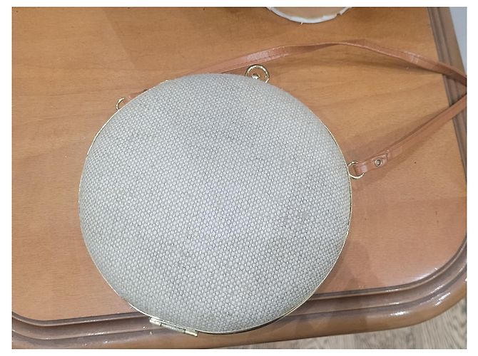 Autre Marque VENDIMIA 60bolsa de hombro redonda Beige Crema - vista 8