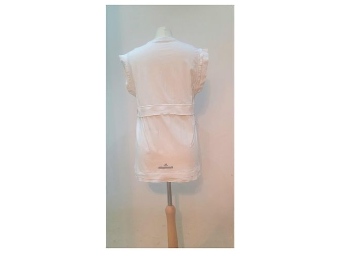 Stella Mc Cartney Stella McCartney per Adidas maglia Bianco Rosso - vista 3