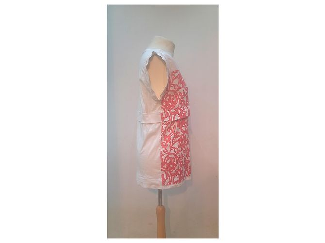 Stella Mc Cartney Stella McCartney per Adidas maglia Bianco Rosso - vista 4