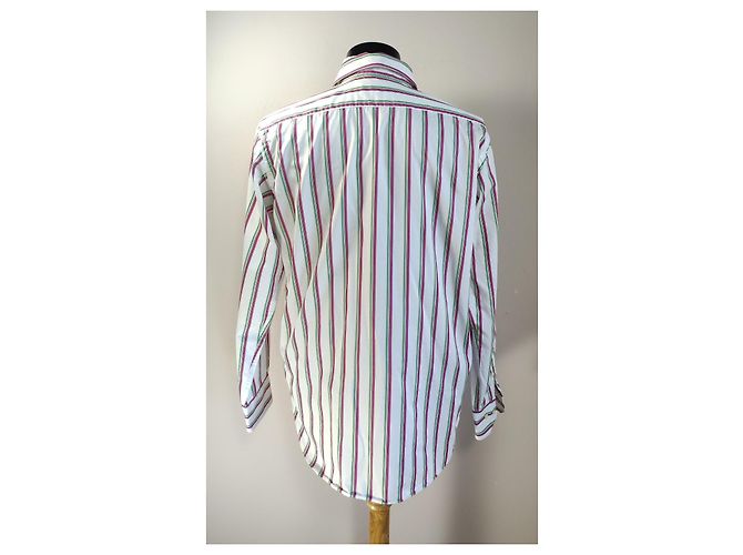 Etro Gestreiftes Baumwollhemd Mehrfarben - Ansicht 4