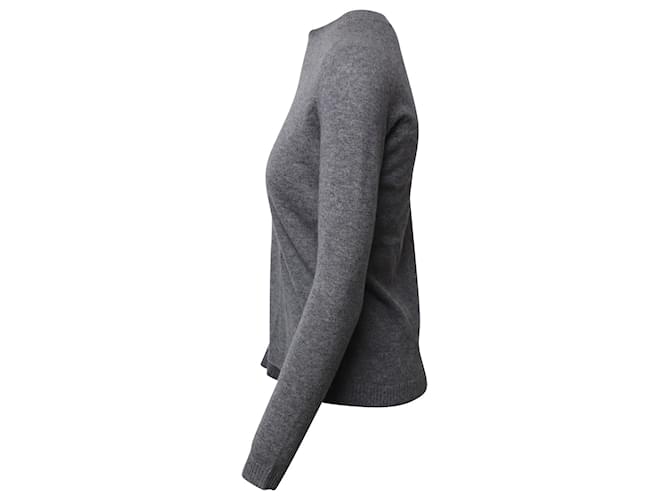 Bella Freud Cool Chic Pullover aus grauem Kaschmir - Ansicht 2